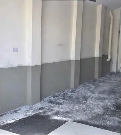 Internal walls rendered smooth after brickwork was cut out